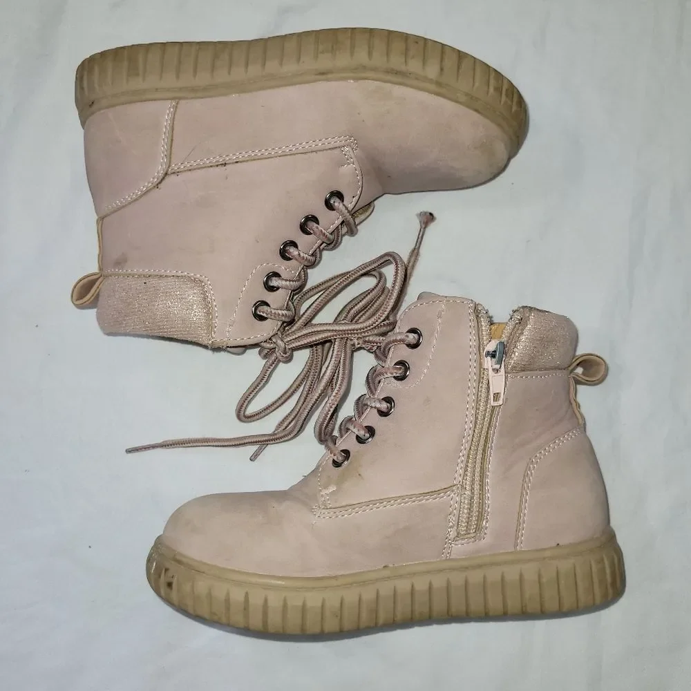 Girls Size 10 Blush Dusty Rose Boots